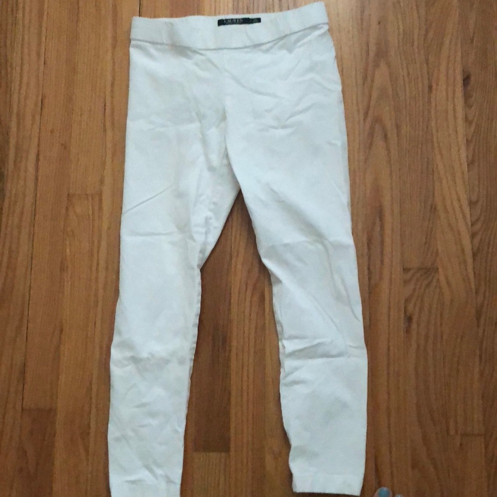 Size 4 Ralph Lauren white pants